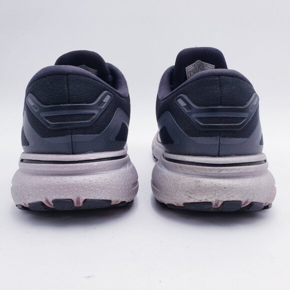 Brooks Ghost 15 Running Shoe Sneaker Lace Up Low Top Comfort Black Womens Size 9 - Picture 3 of 9